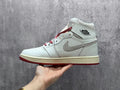 Air Jordan 1 Retro High White Grey & Red