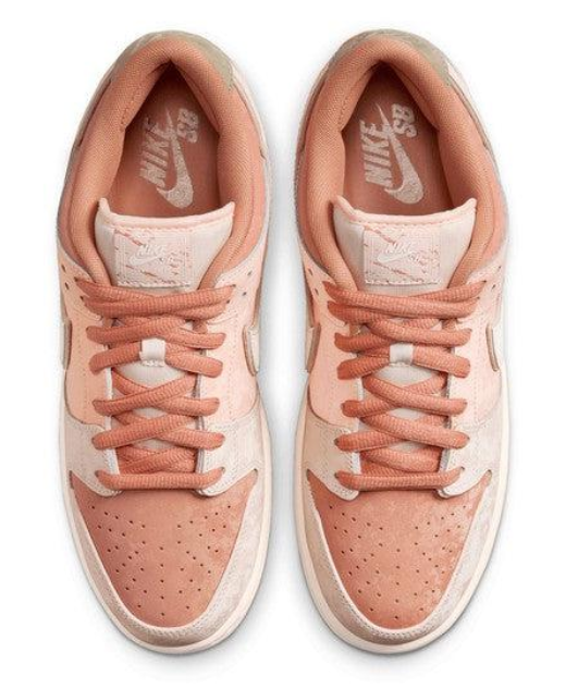 Peach & Cream Low-Top Sneakers