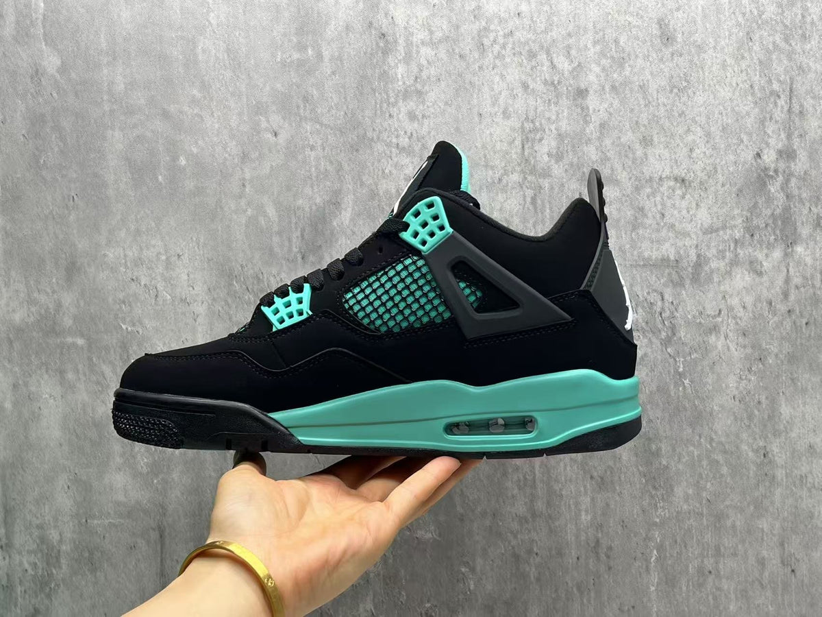 Air Jordan 4 Retro Tiffany – Black & Mint Sneakers