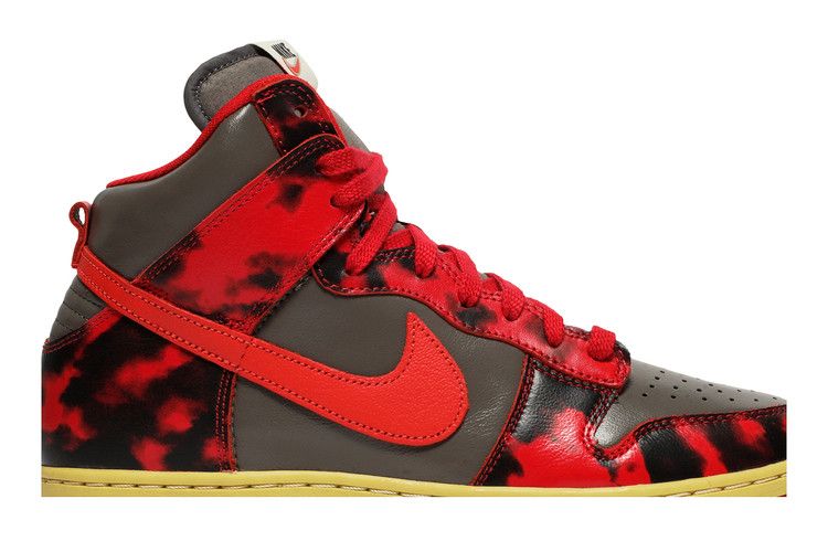 Nike Dunk High 1985 Red Acid Wash