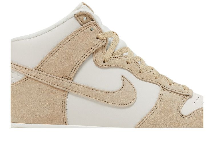 Nike Dunk High Tan Suede White