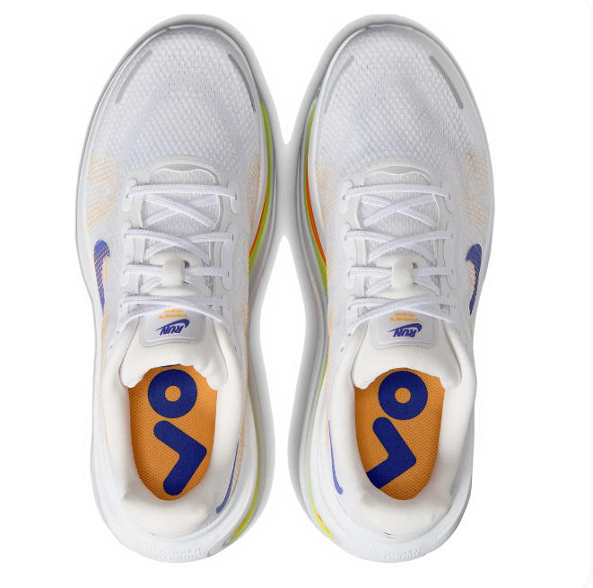 Nike Vomero Premium - White with Blue & Orange Accents