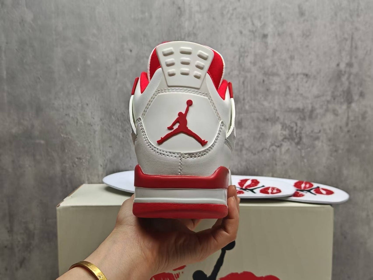 Air Jordan 4 Retro Valentine's Day – White & Sierra Red