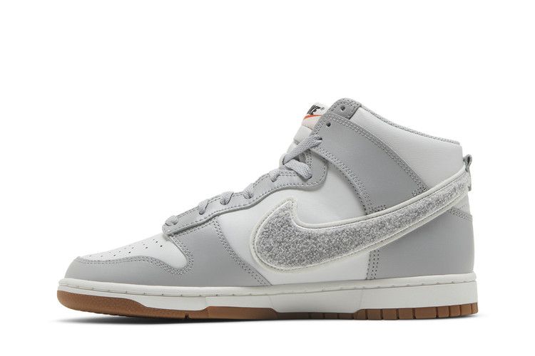 Nike Dunk High University Chenille Swoosh Light Smoke Grey
