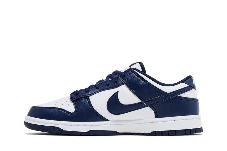 Nike Dunk Low White Midnight Navy