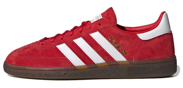 adidas Spezial Red & White Gum-Sole Sneakers