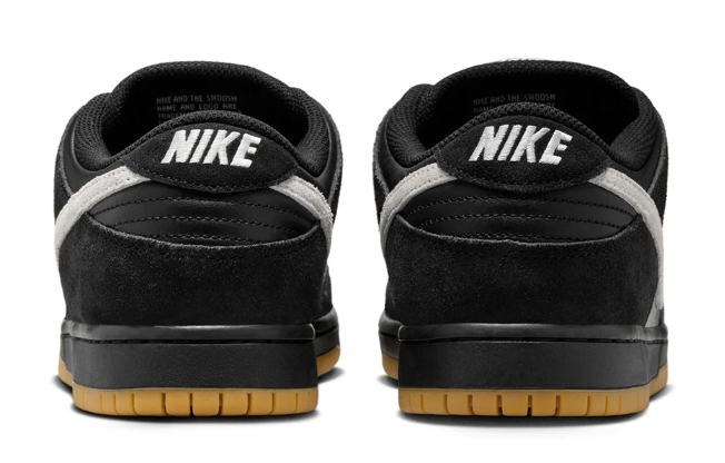 Nike SB Dunk Low Pro Black White Gum Sneakers