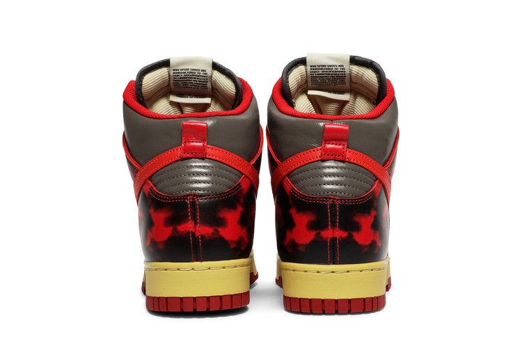 Nike Dunk High 1985 Red Acid Wash