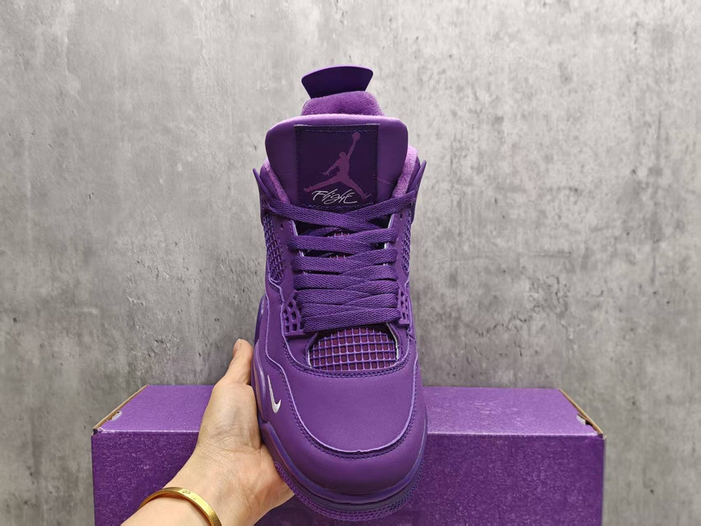 Air Jordan 4 Purple Sneakers