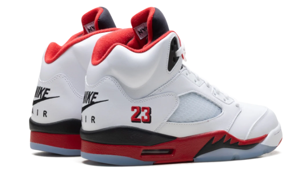Air Jordan 5 Fire Red 'Black Tongue' (2025)
