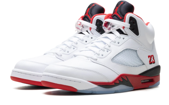 Air Jordan 5 Fire Red 'Black Tongue' (2025)