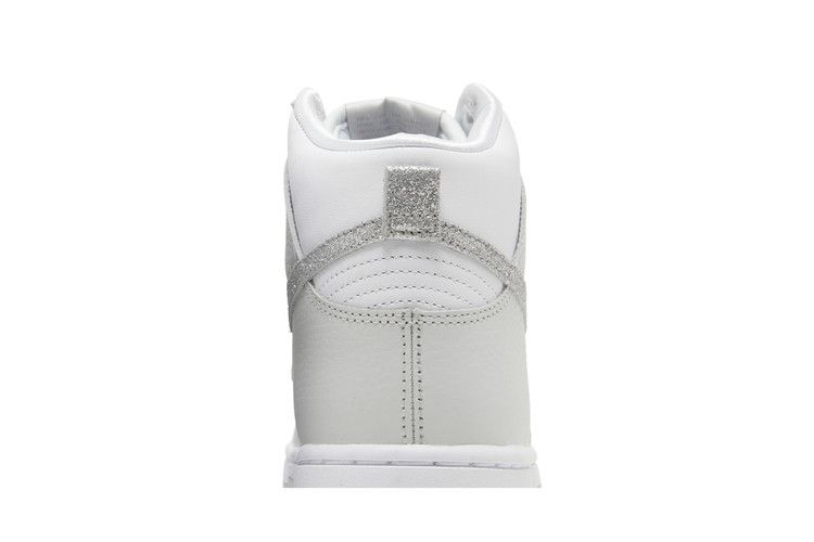 Nike Dunk High Silver Glitter Swoosh (Women's)