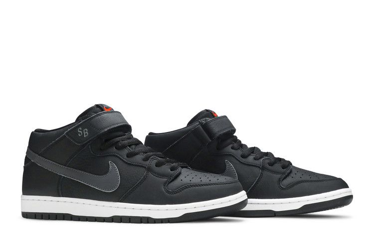 Nike SB Dunk Mid ISO Orange Label Black Dark Grey