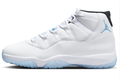 Air Jordan White & Light Blue High-Top Sneakers