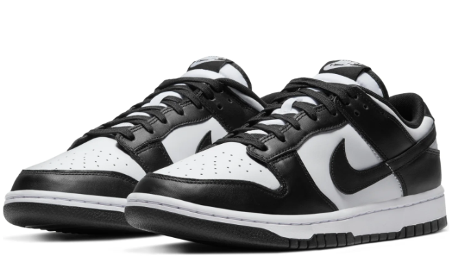 Nike Dunk Low 'Panda' Black & White Sneakers