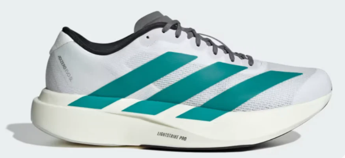 Men’s adidas Adizero Evo SL – White & Teal (Clearance)