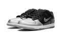 SB Dunk Low OG QS "Supreme - Jewel Swoosh Silver/Black" CK3480 001