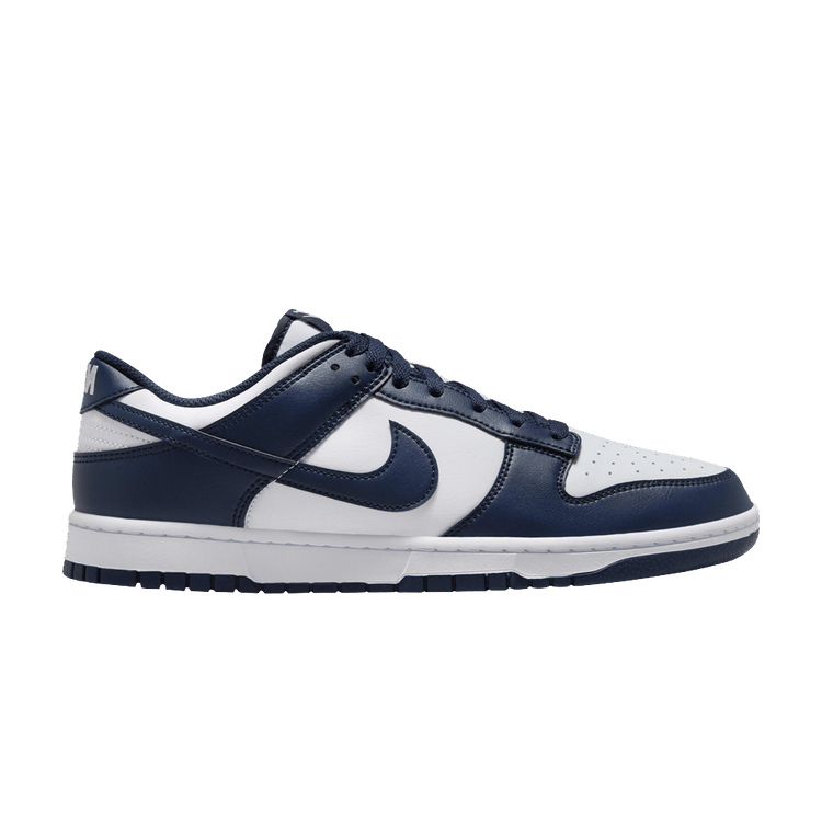 Nike Dunk Low White Midnight Navy