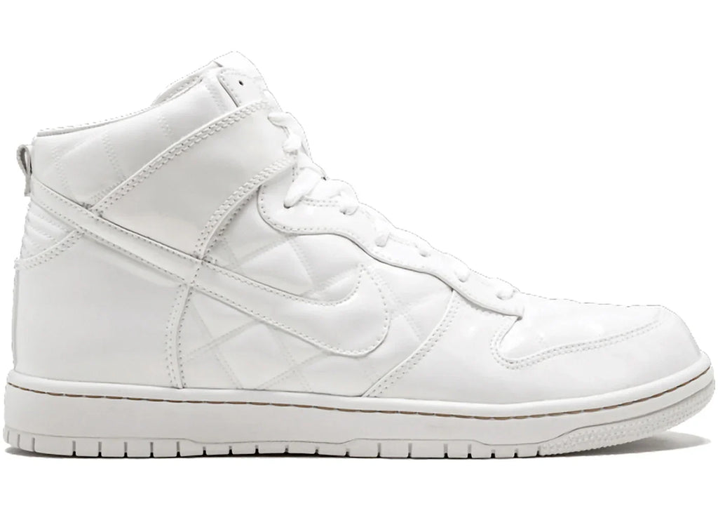 Nike Dunk High Supreme Olympic Octagon Quilted Patent White
