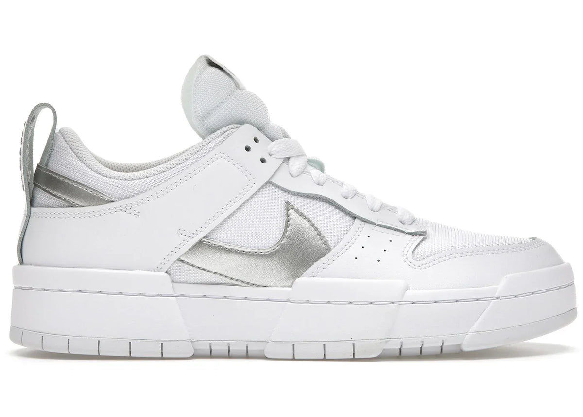 Nike Dunk Low Disrupt White Silver (Women's)