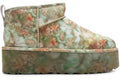 UGG Classic Ultra Mini Platform Boot Collina Strada - Green/Floral