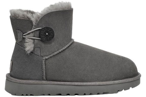 UGG Mini Bailey Button II - Grey (Women's)