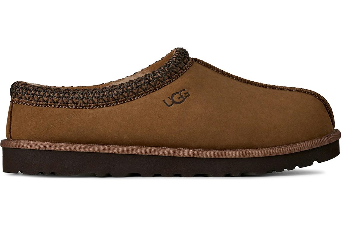 UGG Tasman II Nubuck Slipper - Dark Chestnut