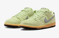 Light Lime Low-Top Sneakers with Grey Accents