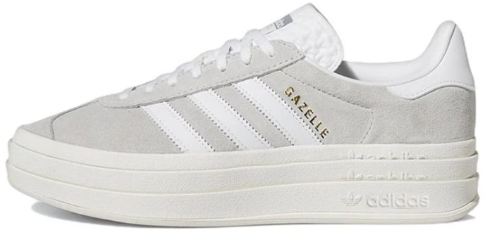 adidas Gazelle Bold Women's Sneakers - Grey & White