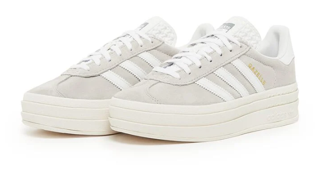 adidas Gazelle Bold Women's Sneakers - Grey & White