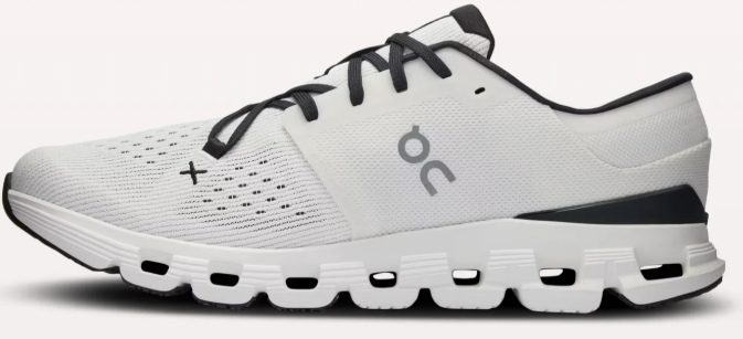 Men’s On Cloud X 4 – White & Black (Clearance)