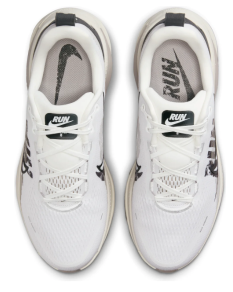 White & Black Sneakers with Graphic Details
