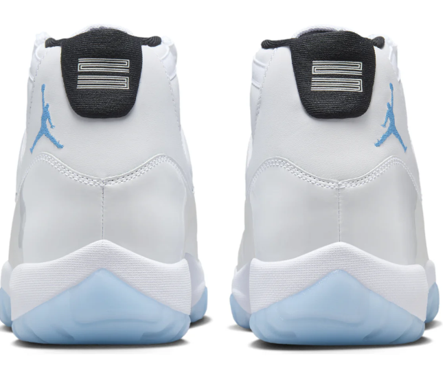 Air Jordan White & Light Blue High-Top Sneakers