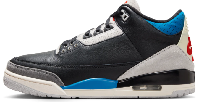 Air Jordan 3 Rare Air Black & Blue