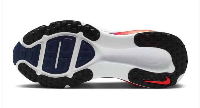 Nike Vomero 18 - White with Red & Navy Accents