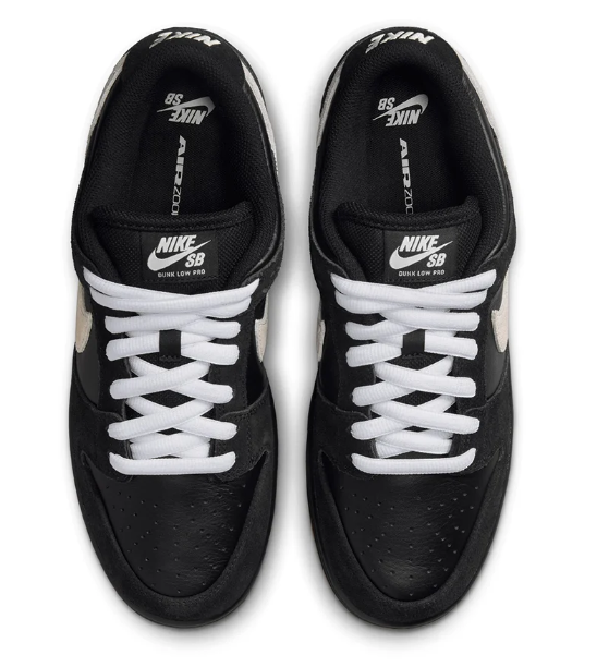 Nike SB Dunk Low Pro Black White Gum Sneakers