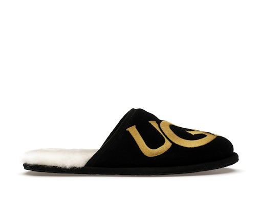 UGG Scuff Logo Slipper - Black/Gold